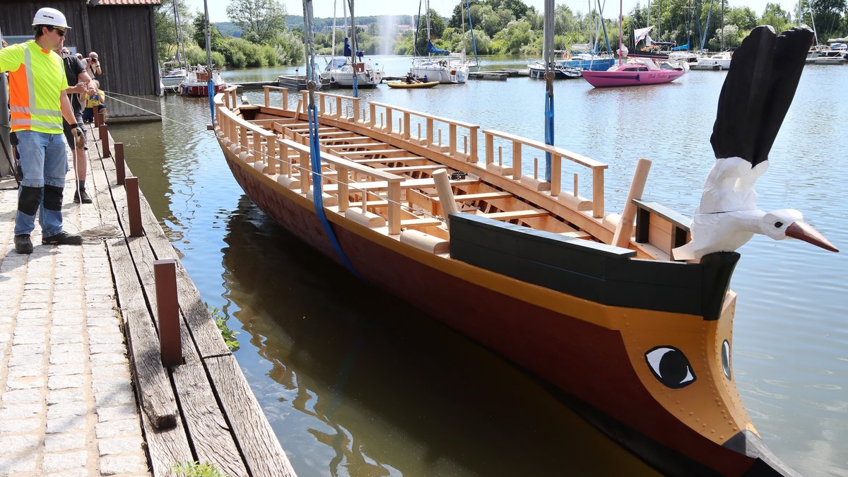 Die Danuvina Alacris war fast drei Jahre auf der Donau unterwegs. Bis zum kommenden Jahr soll sie in einer Werft am Altmühlsee wieder repariert werden ehe sie zurück auf die Donau geht. 