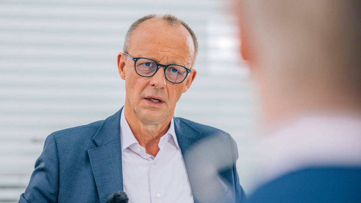 CDU-Chef Friedrich Merz im ZDF-Sommerinterview