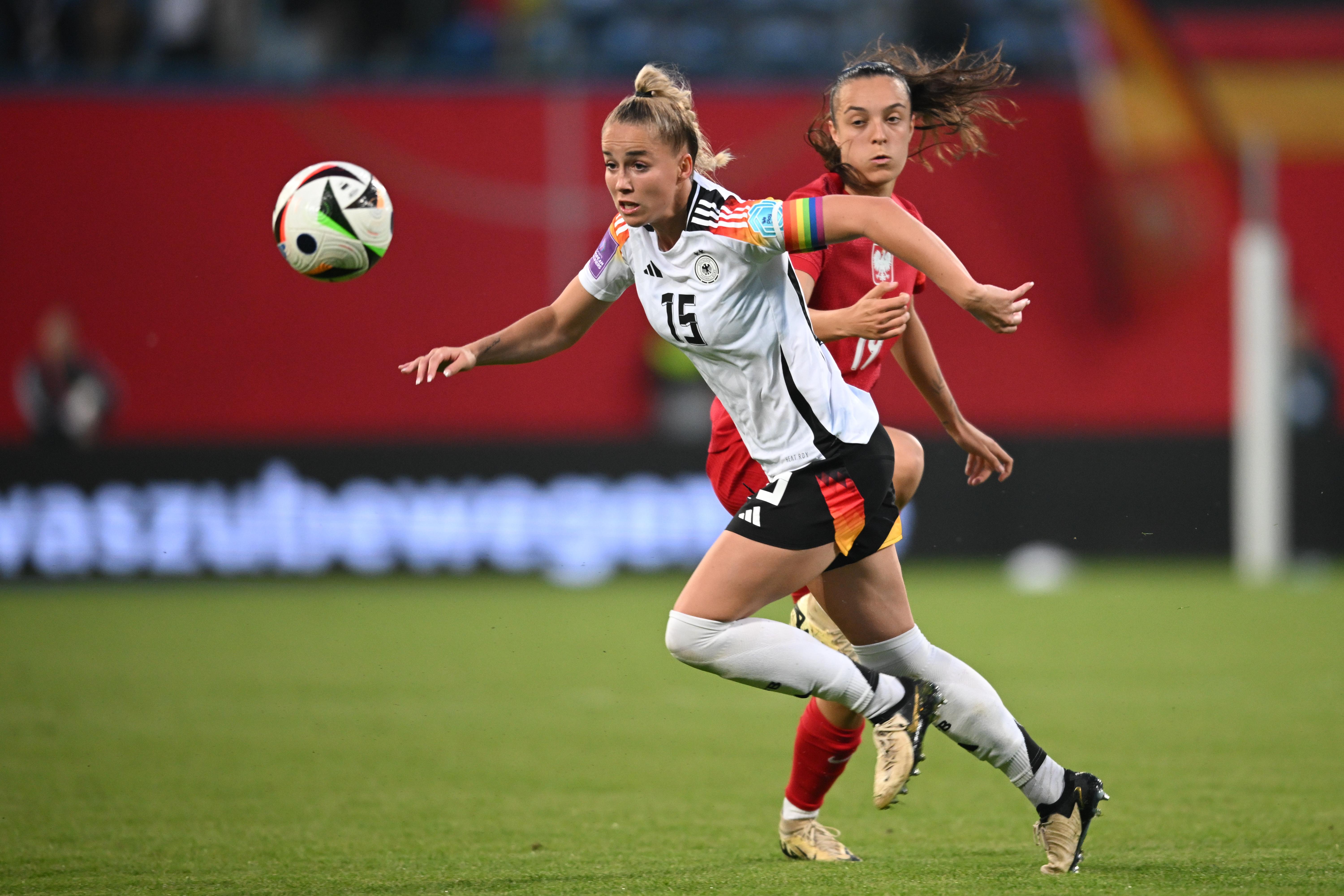 Spielszene Deutschland - Polen