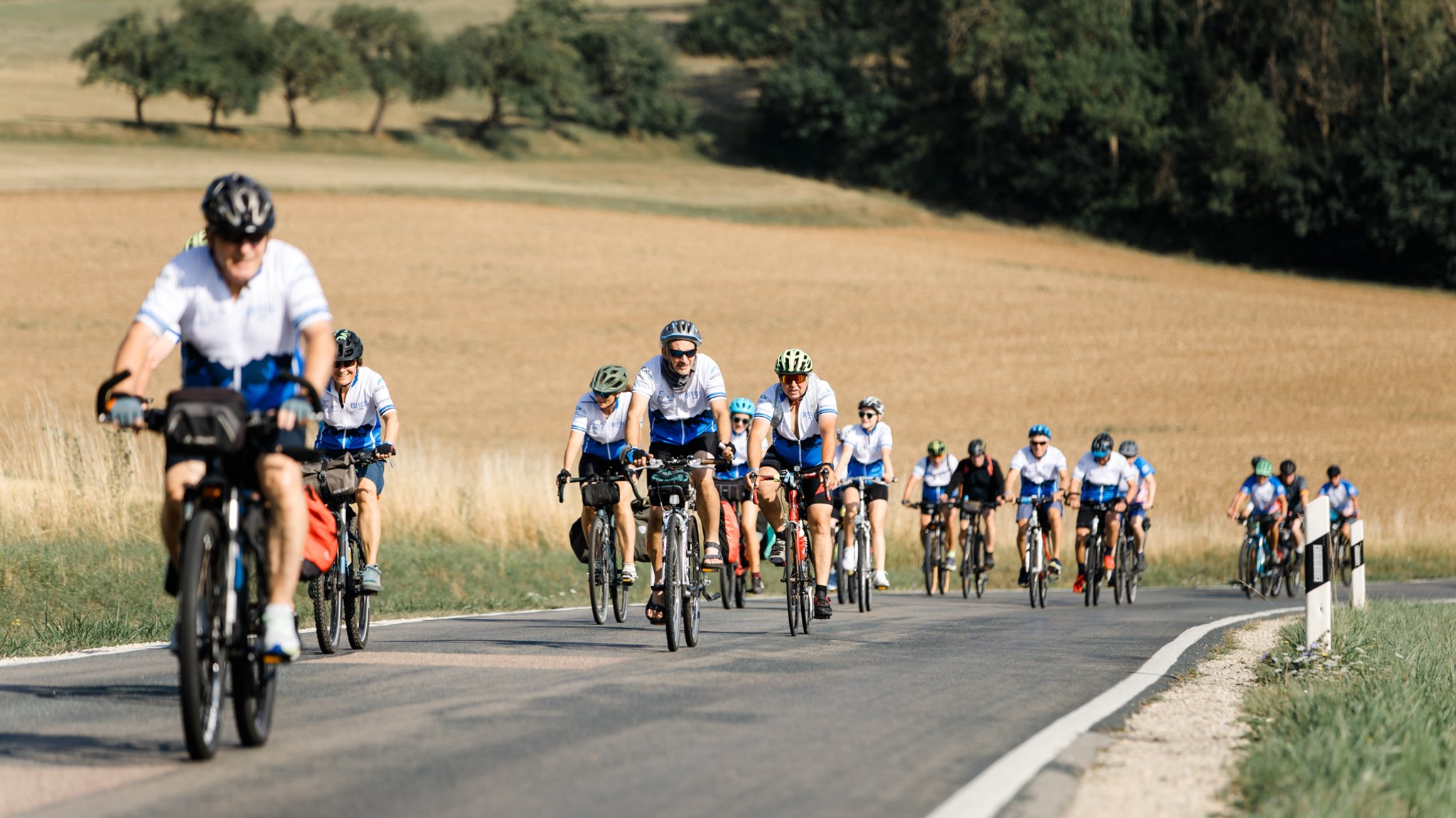 108 Kilometer, über 30 Grad: Die zweite Etappe der BR-Radltour