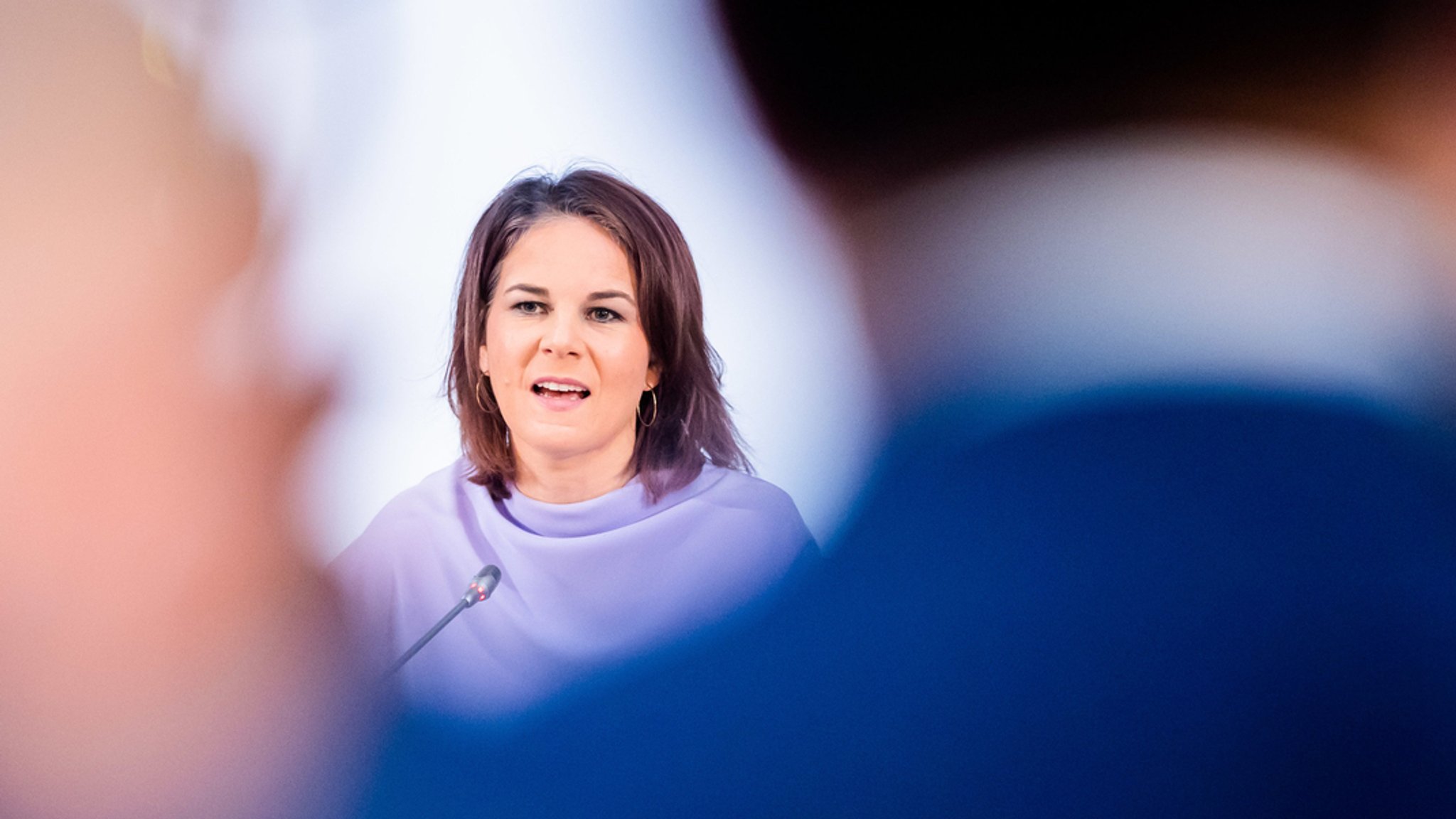 Bundesaußenministerin Annalena Baerbock (Grüne) während einer Konferenz (Archivbild vom 21.10.22)