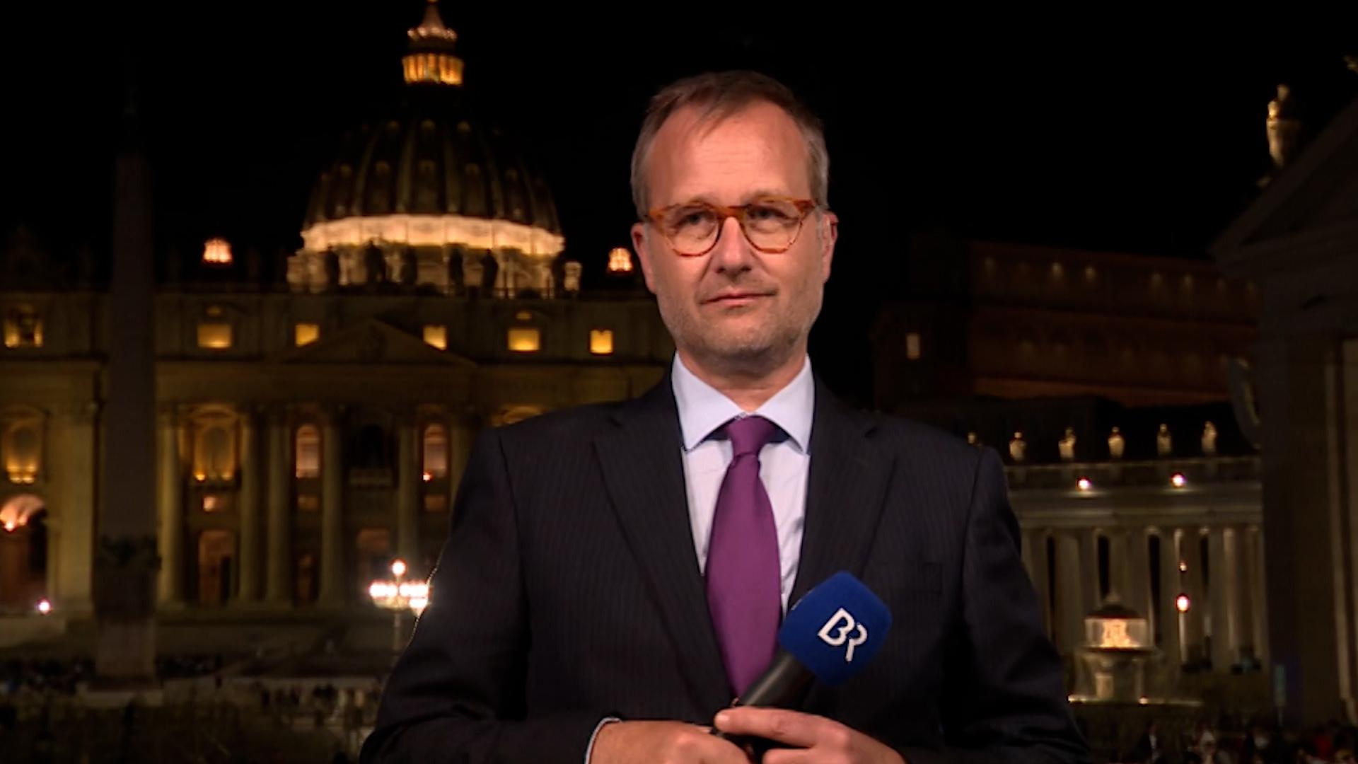 BR-Korrespondent Tilmann Kleinjung zur Papstwahl