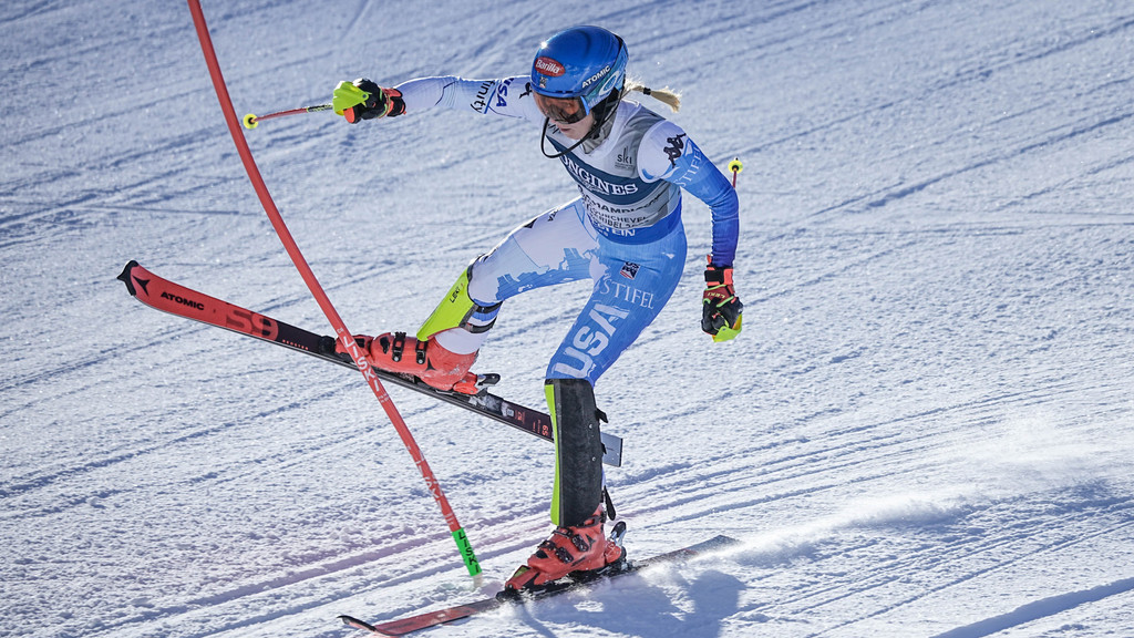 Mikaela Shiffrin in der Kombination bei der Ski-WM