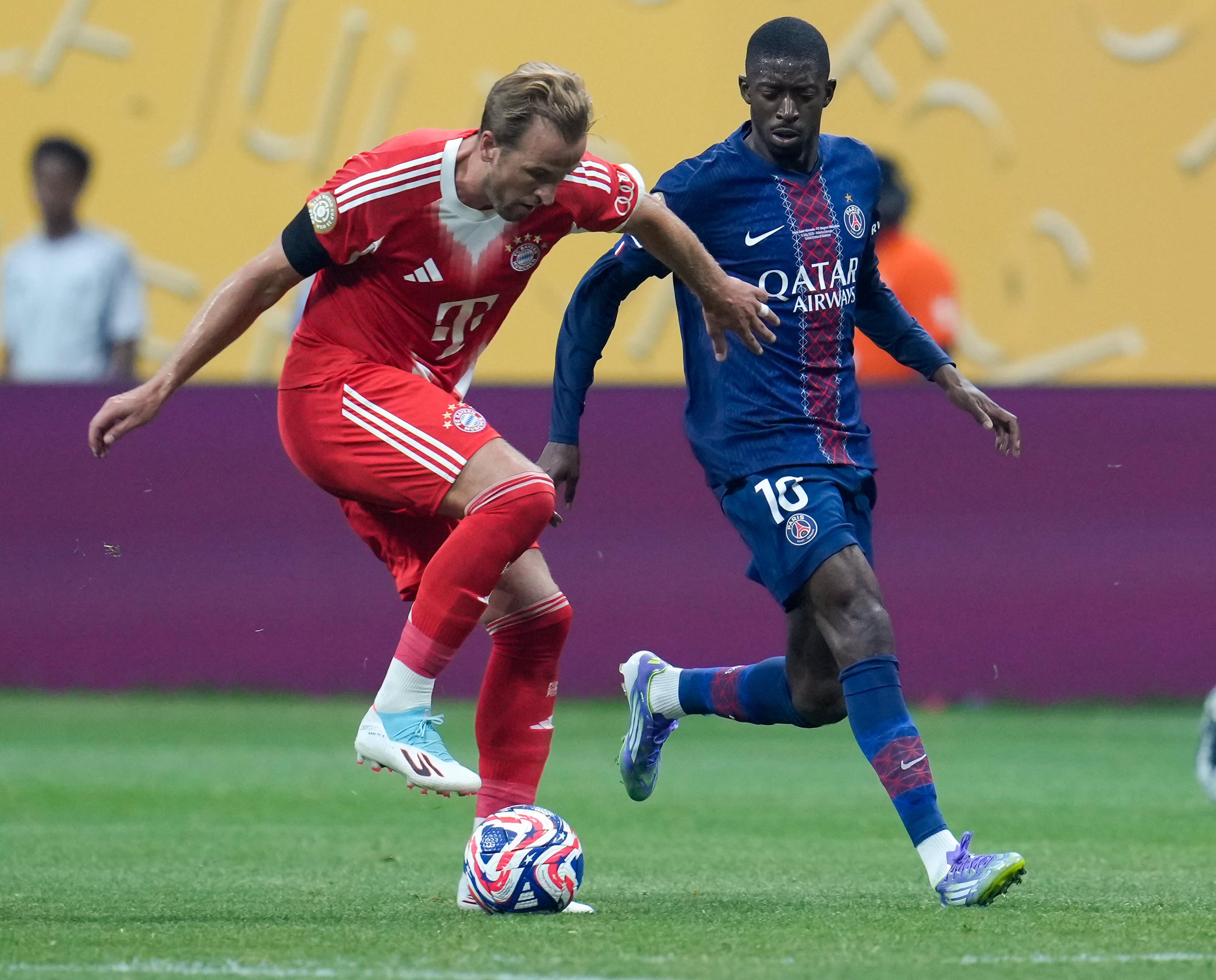 Harry Kane und Ousmane Dembélé