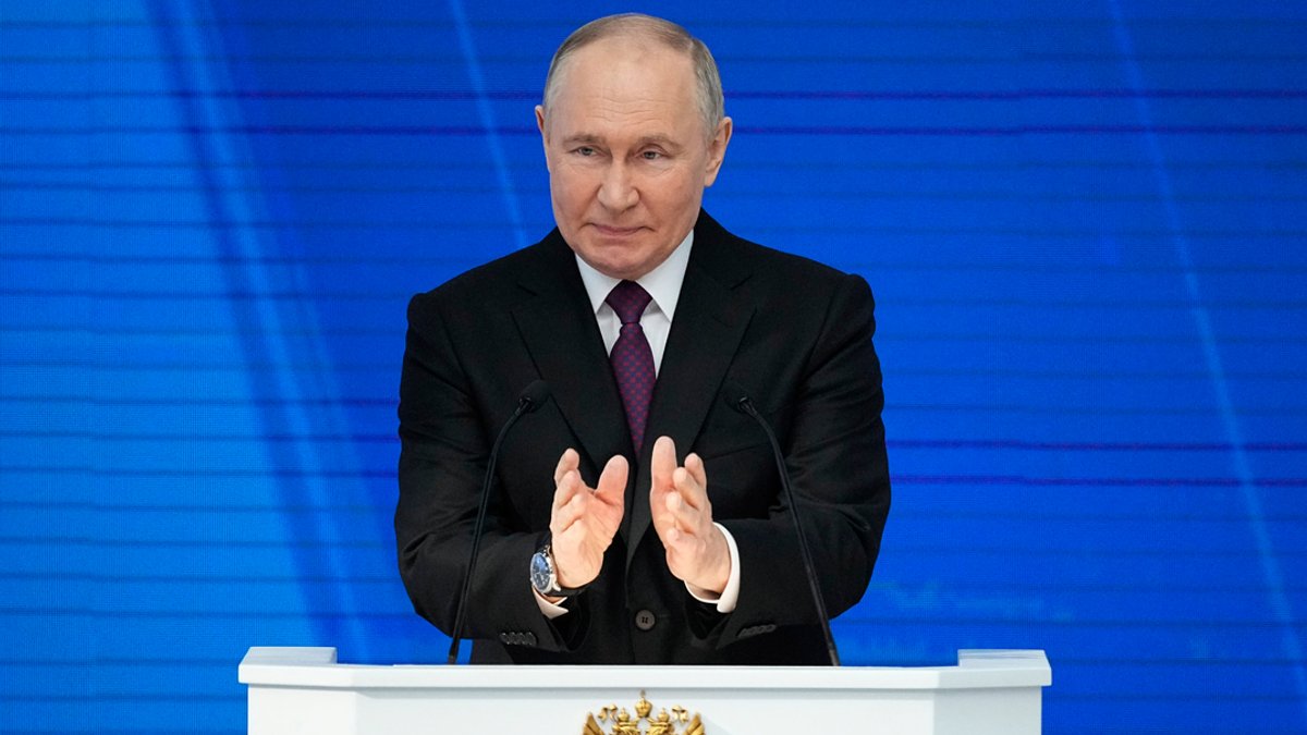 Putin bei seiner Rede zur Lage der Nation