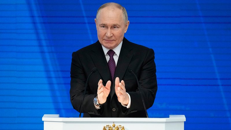 Putin bei seiner Rede zur Lage der Nation