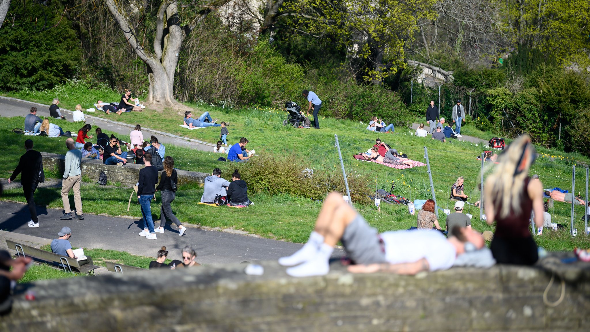 Menschen im Park