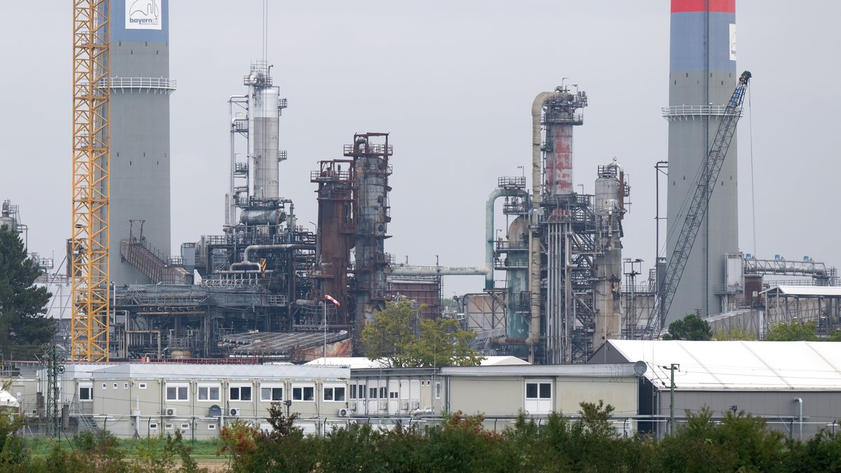 Raffineriegelände von Bayernoil