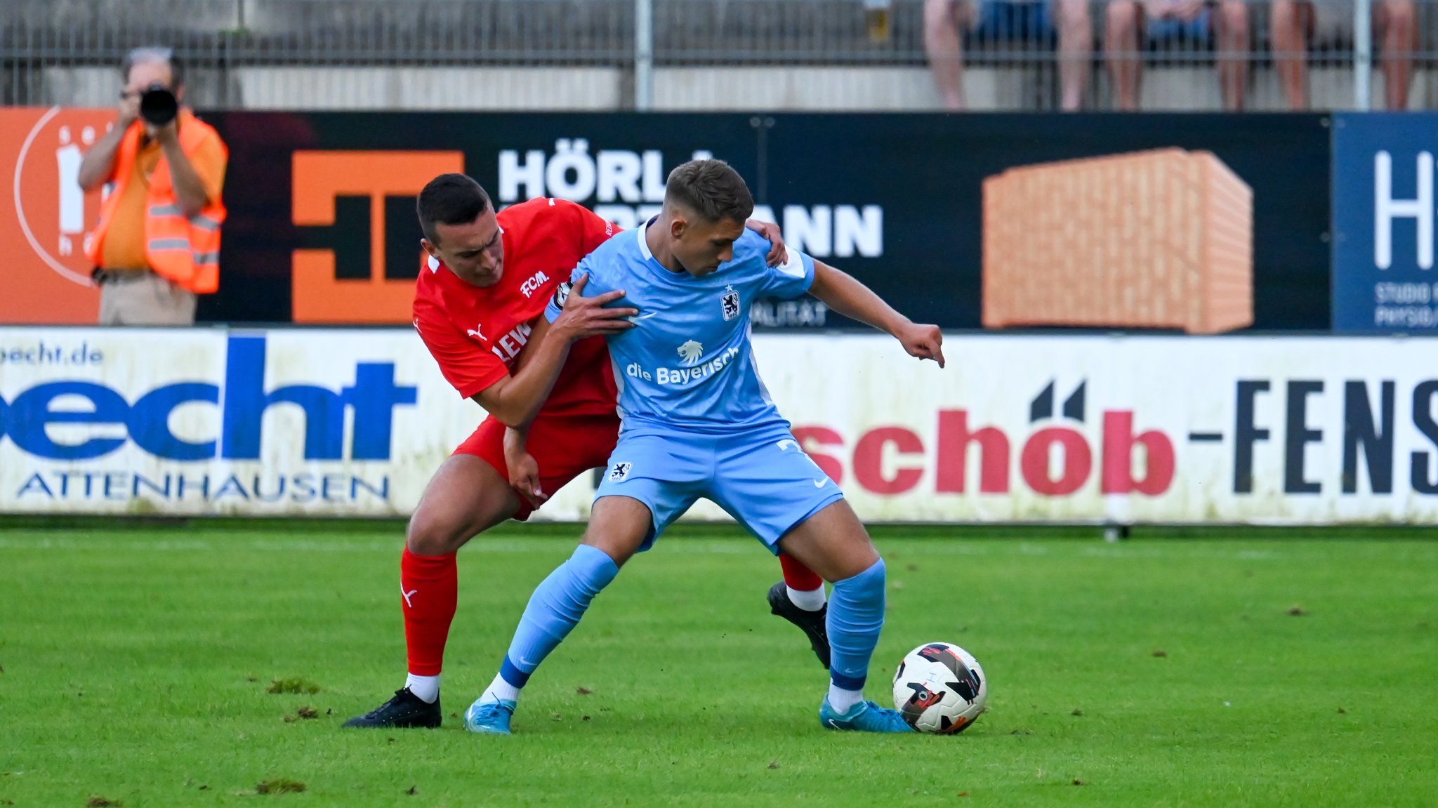 Fußball-Pokal Bayern: FC Memmingen - TSV 1860 München, Spielszene