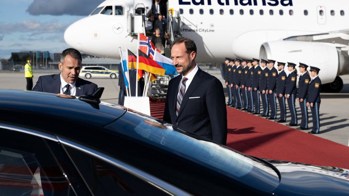 Deutschland-Besuch: Norwegischer Kronprinz in München