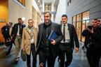 28.02.2025, Berlin: Markus Söder, CSU-Vorsitzender und Ministerpräsident von Bayern, kommt zum ersten Sondierungsgespräch nach der Bundestagswahl mit den Unionsparteien im Jakob-Kaiser-Haus an. Foto: Kay Nietfeld/dpa +++ dpa-Bildfunk +++ | Bild:dpa-Bildfunk/Kay Nietfeld