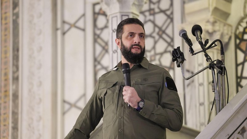 (Archivbild): Der syrische Übergangspräsident Ahmad al-Sharaa | Bild: pa/dpa/Anadolu | Syrian Presidency / Handout (Archivbild): Der syrische Übergangspräsident Ahmad al-Sharaa