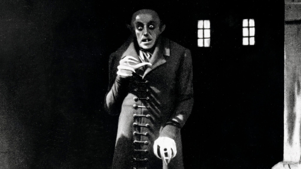Darsteller Max Schreck in dem Film von 1921: Nosferatu, eine Symphonie des Grauens