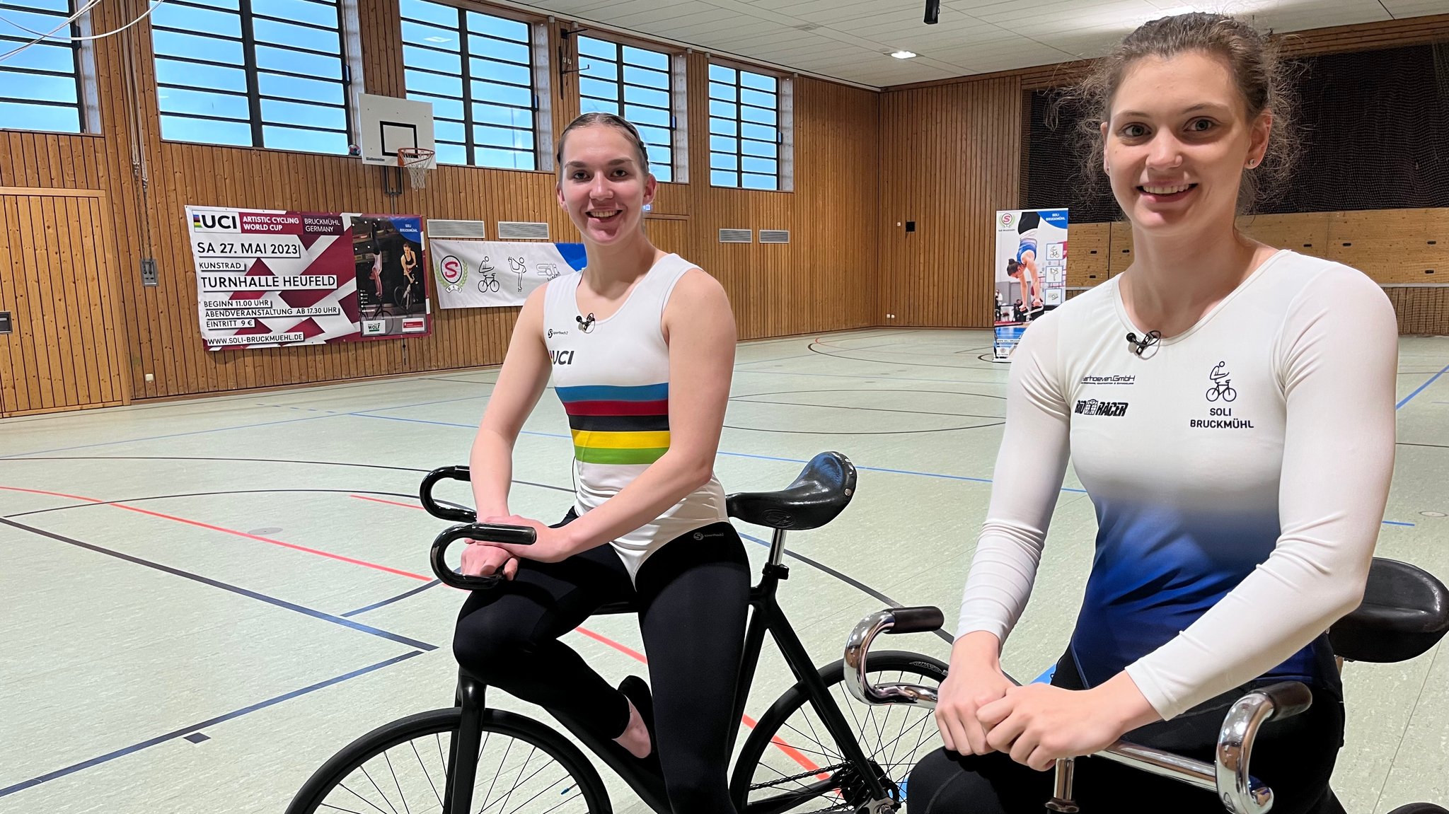 Die beiden erfolgreichen Bruckmühler Sportlerinnen Pfann und Dandl