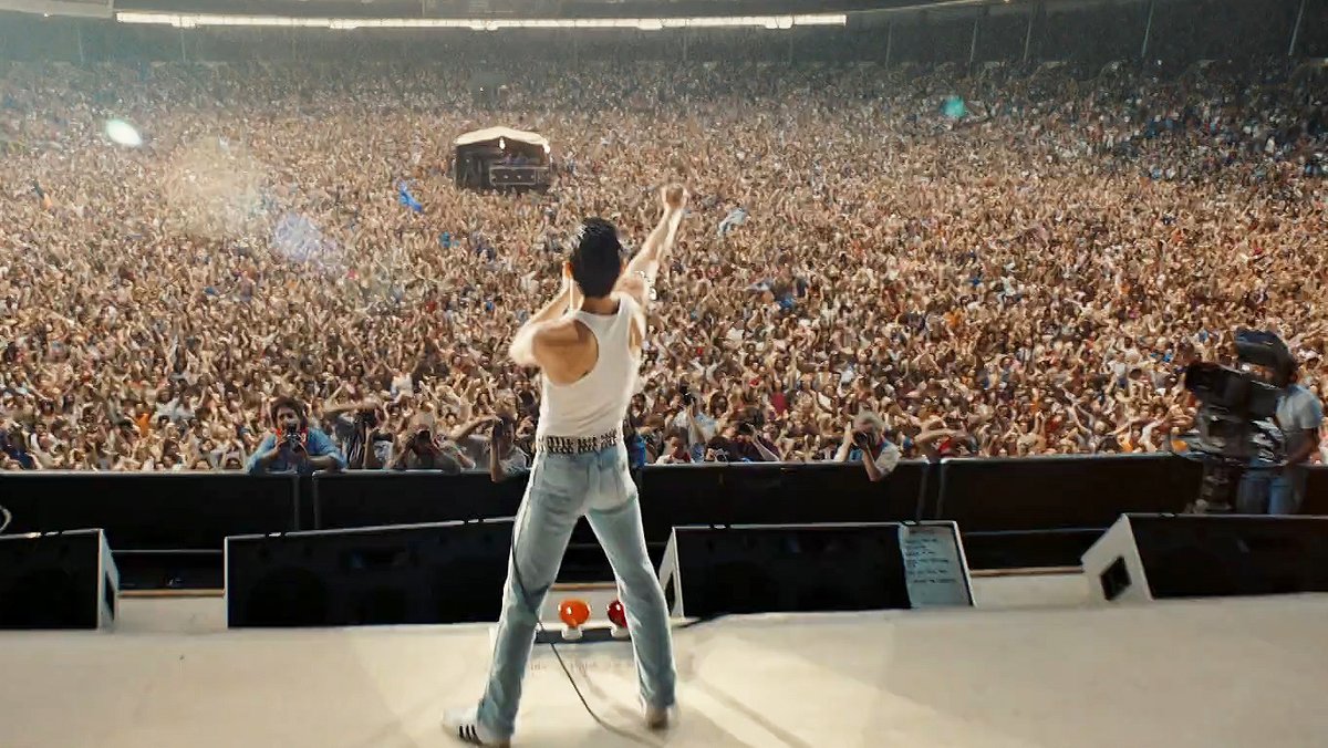 Rami Malek als Freddie Mercury in "Bohemian Rhapsody" - Filmszene