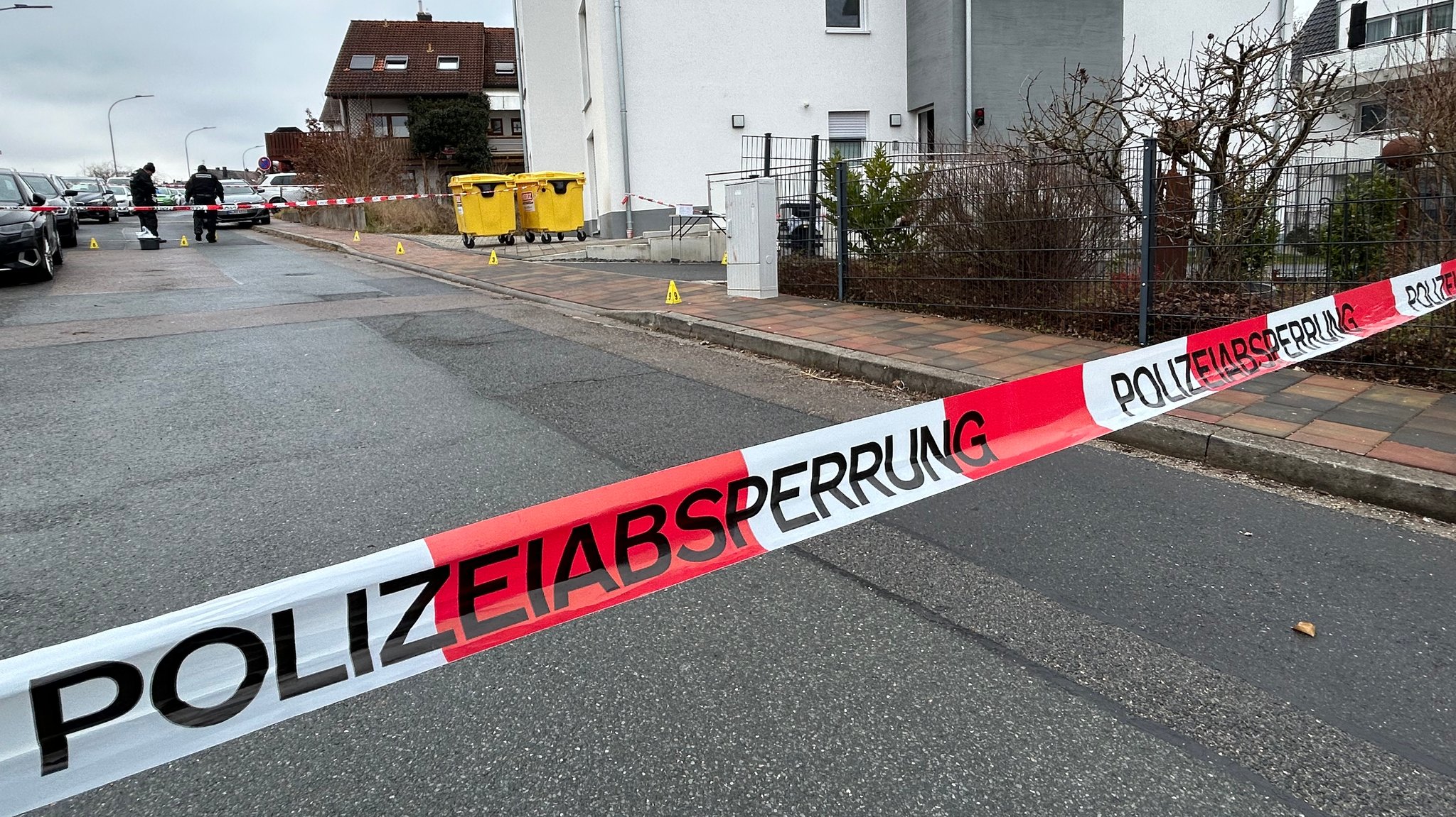 Der Tatort wurde abgesperrt. | Bild: BR/Laura Nadler Der Tatort wurde abgesperrt.