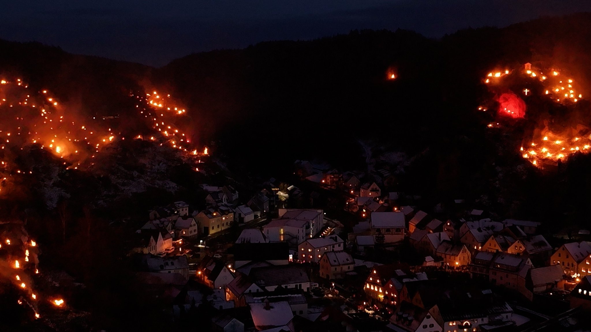 Lichterprozession in Pottenstein