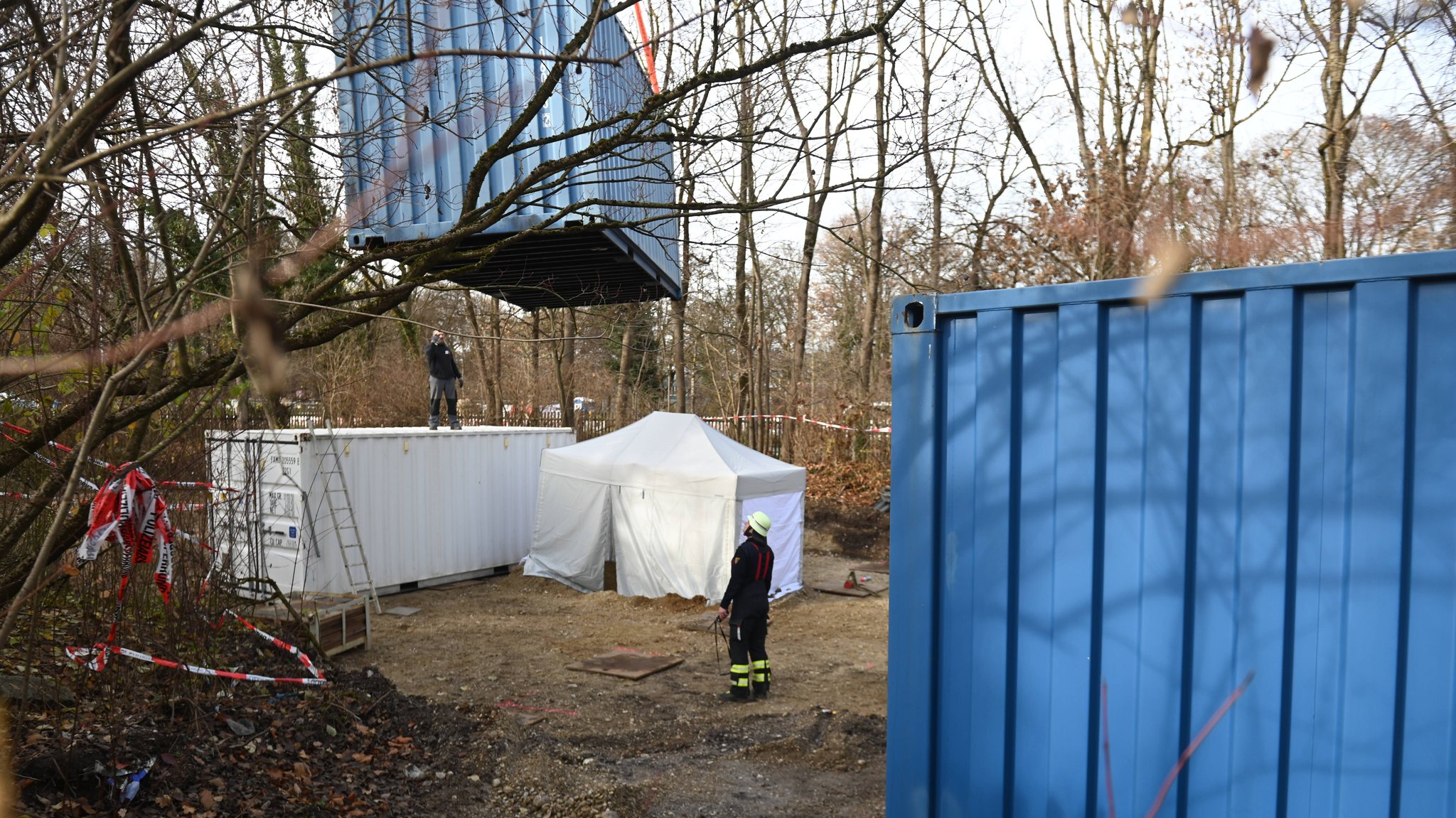 Fliegerbombe in München-Moosach: Entschärfung läuft