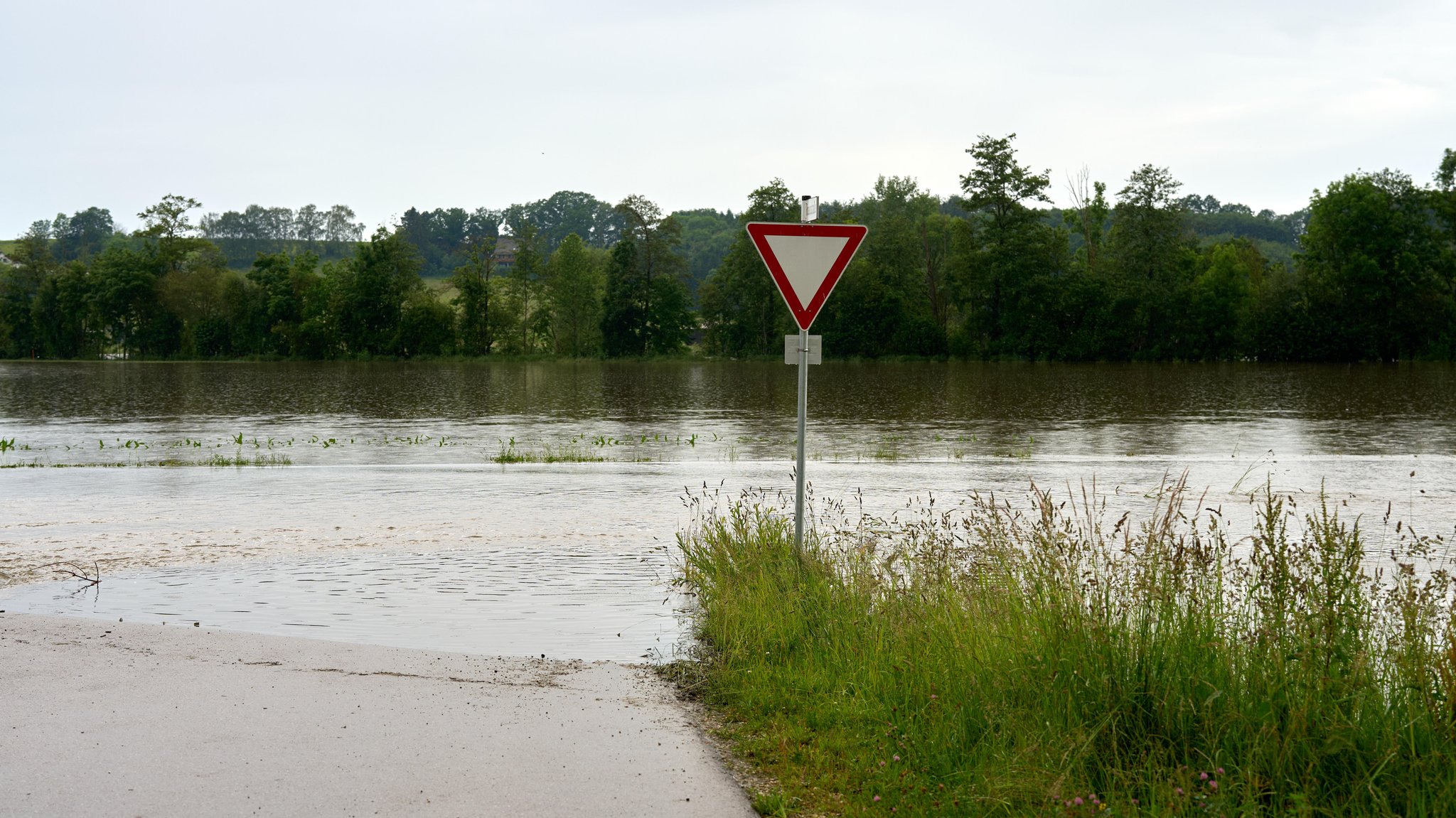 Archivbild: Hochwasser im Juni 2024 in Bayern.