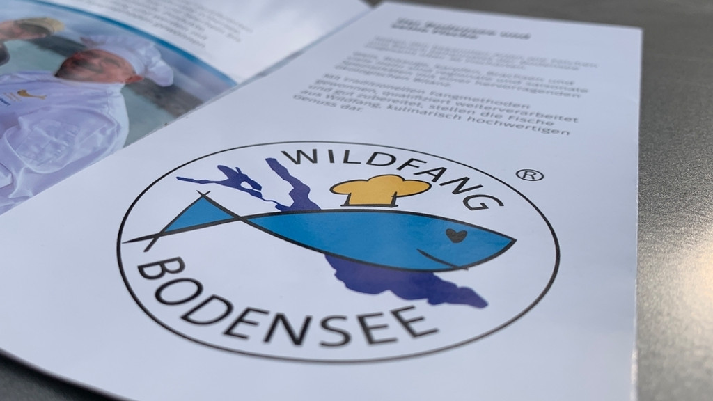 Das Logo der neuen Marke "Wildfang Bodensee" auf einem Flyer | Bild: BR/Steffen Armbruster Das Logo der neuen Marke "Wildfang Bodensee" auf einem Flyer