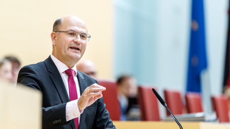 Finanzminister Albert Füracker (CSU) | Bild: picture alliance / dpa | Matthias Balk Finanzminister Albert Füracker (CSU)