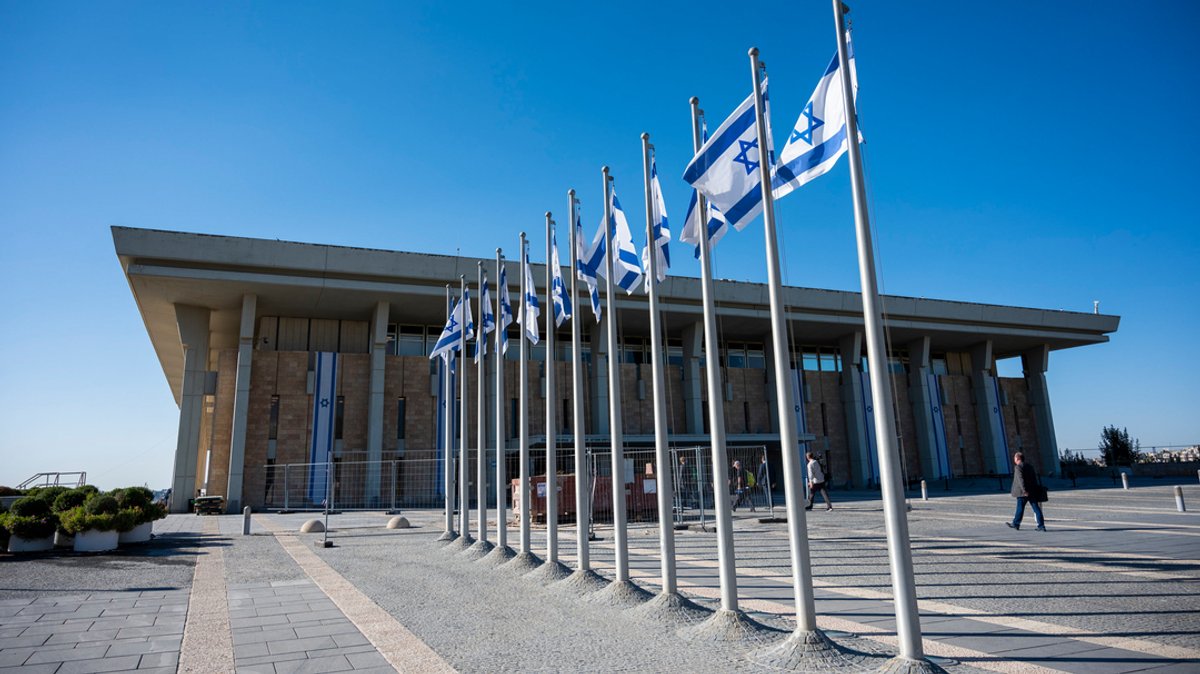 Das israelische Parlament von Außen (Archivbild)