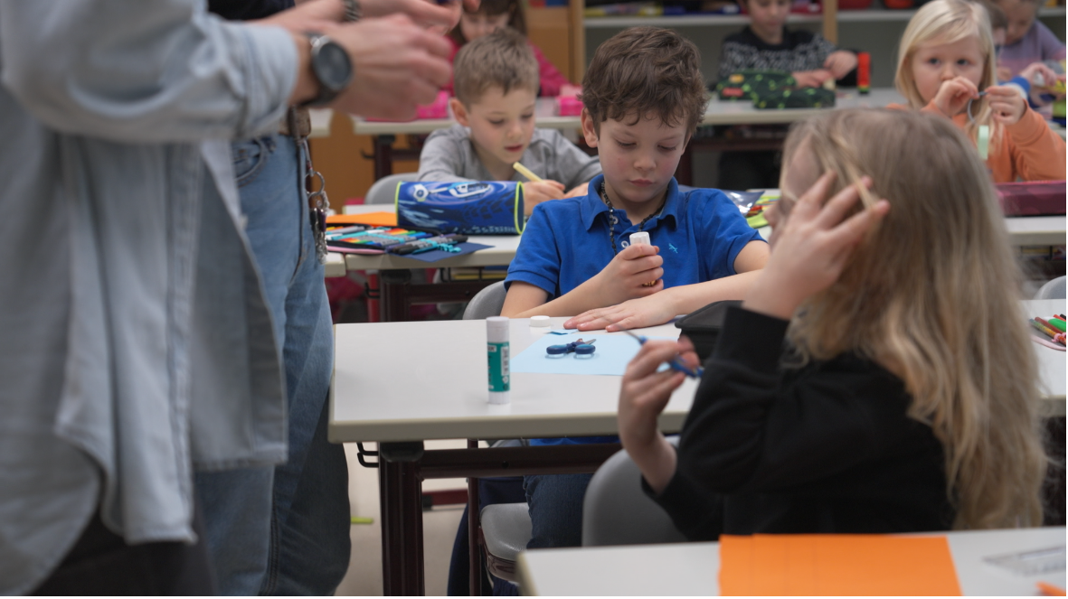 Im Bildungszentrum St. Wolfgang in Straubing gehen Kinder mit und ohne Förderbedarf in eine Klasse.