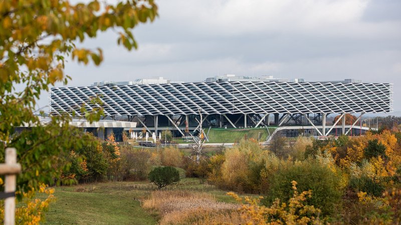 Das Adidas Headquarter in Herzogenaurach. | Bild: BR/Leon Baatz Das Adidas Headquarter in Herzogenaurach.