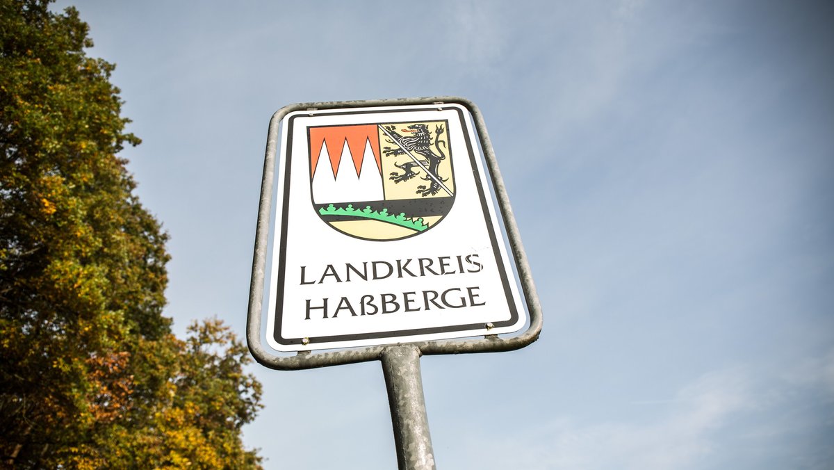 Schild Landkreis Haßberge
