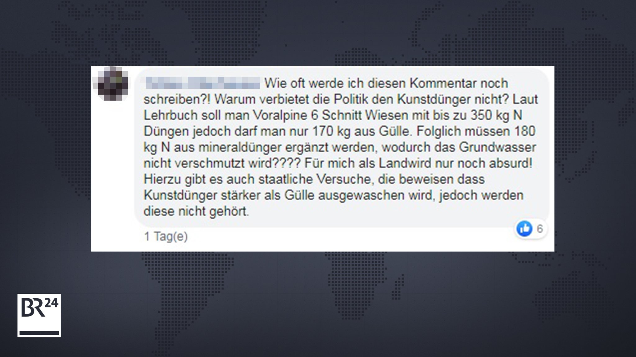 Kommentar auf Facebook