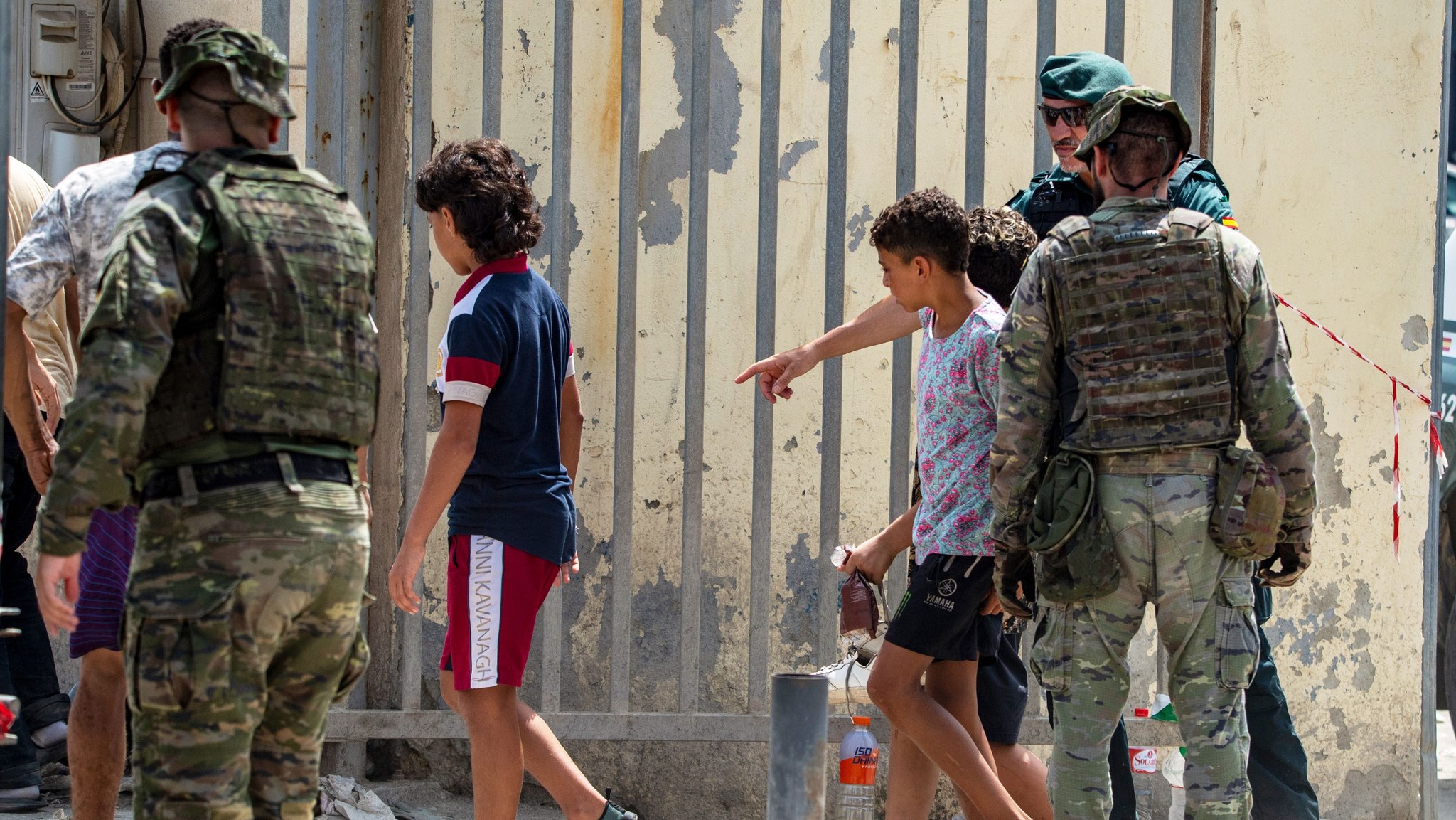 (Archivbild): Migranten in Spanien - Ceuta | Bild: dpa-Bildfunk/Antonio Sempere (Archivbild): Migranten in Spanien - Ceuta
