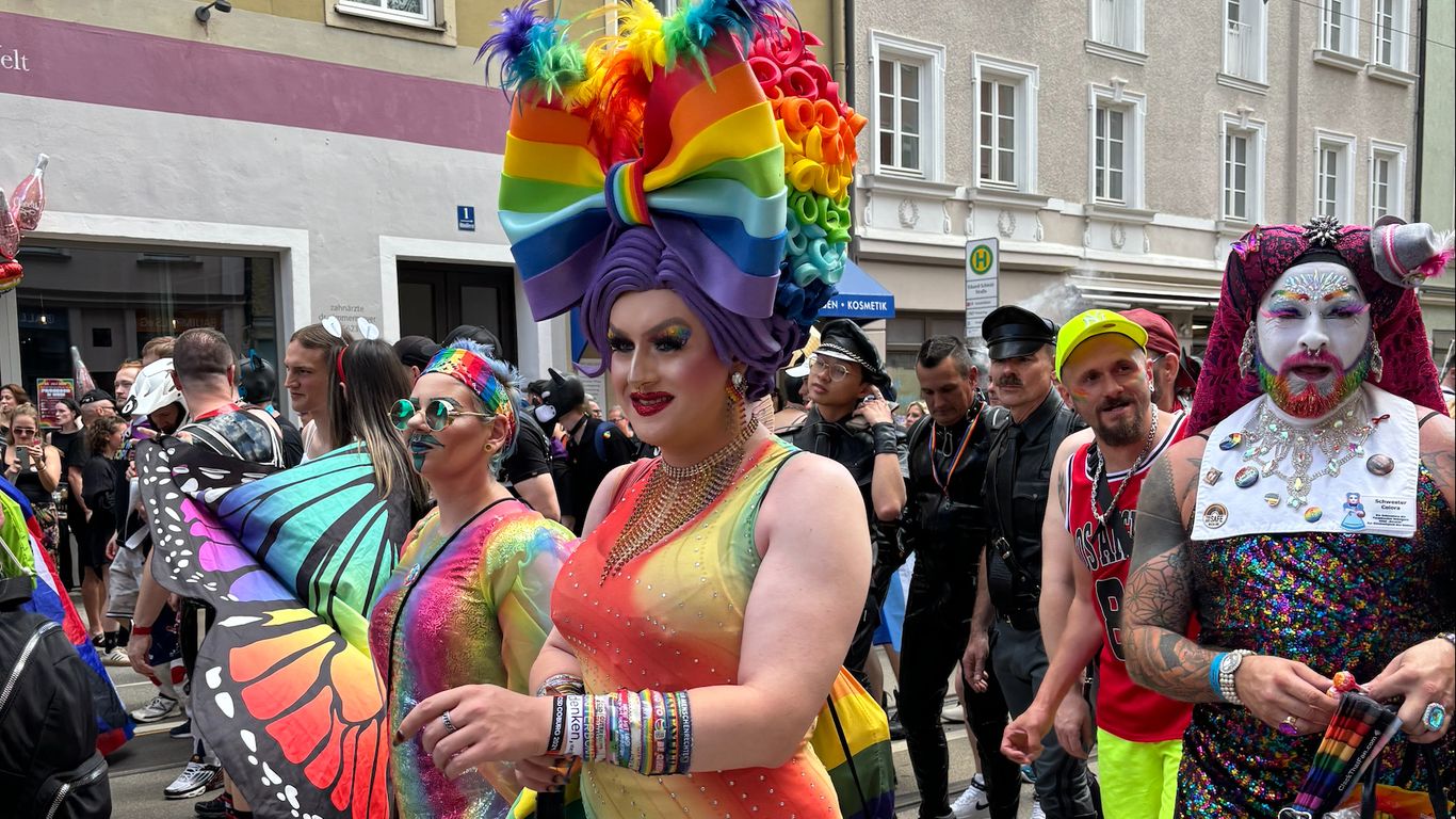 Mehrere Hunderttausend Teilnehmer beim CSD in München 