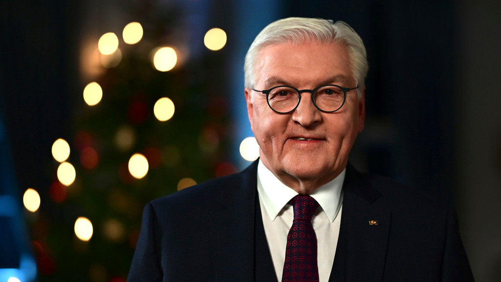 Bundespräsident rank-Walter Steinmeier zu seiner Weihnachtsansprache 2022