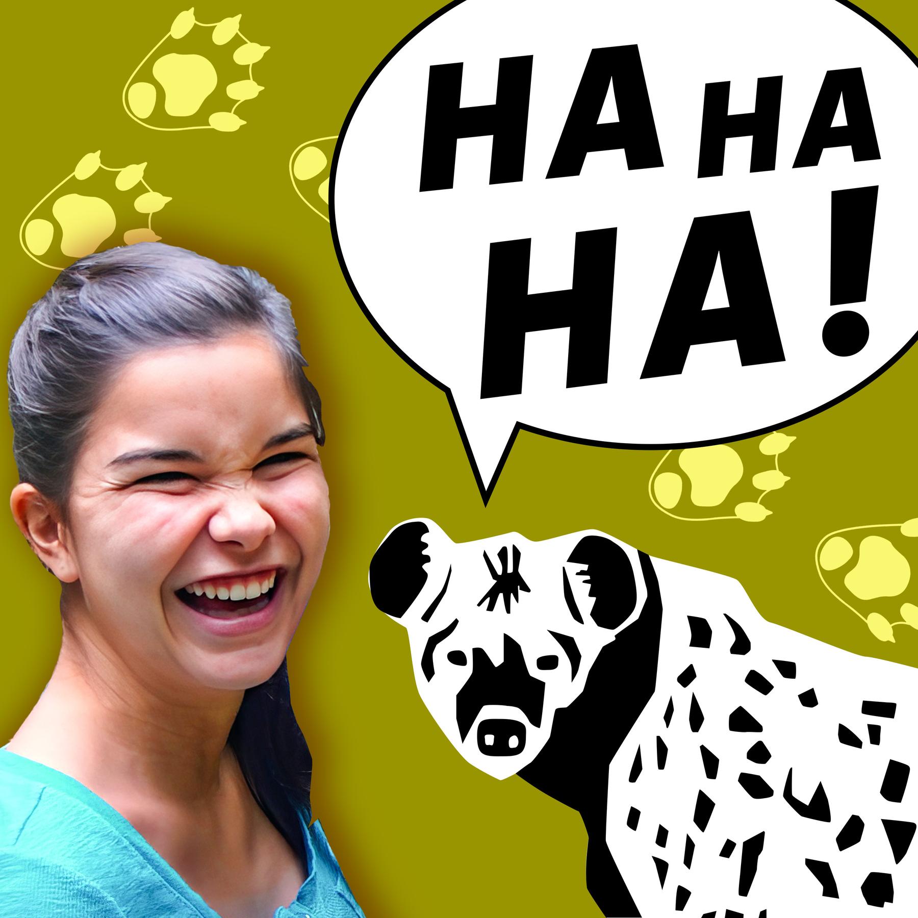 Hyäne erzählt einen Witz: Raben