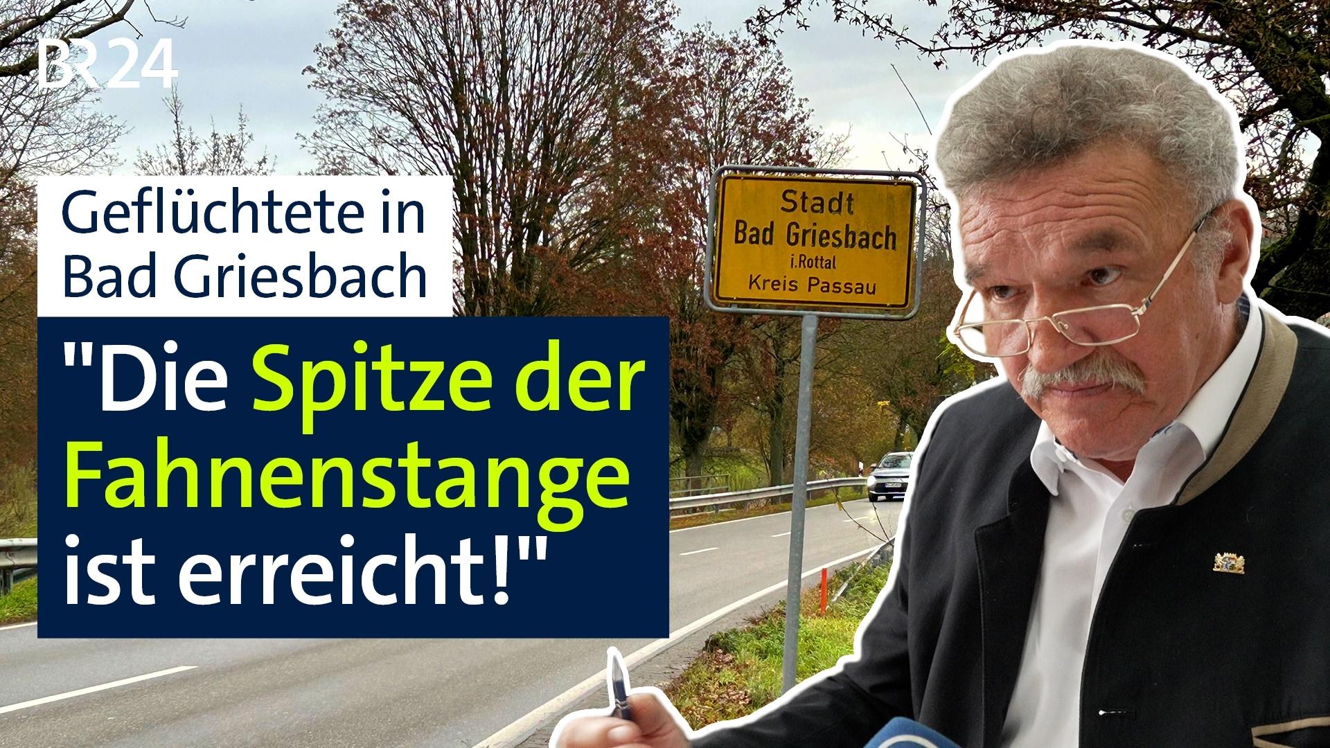 (Symbolbild) Die Ortseinfahrt von Bad Griesbach mit Bürgermeister Jürgen Fundke.