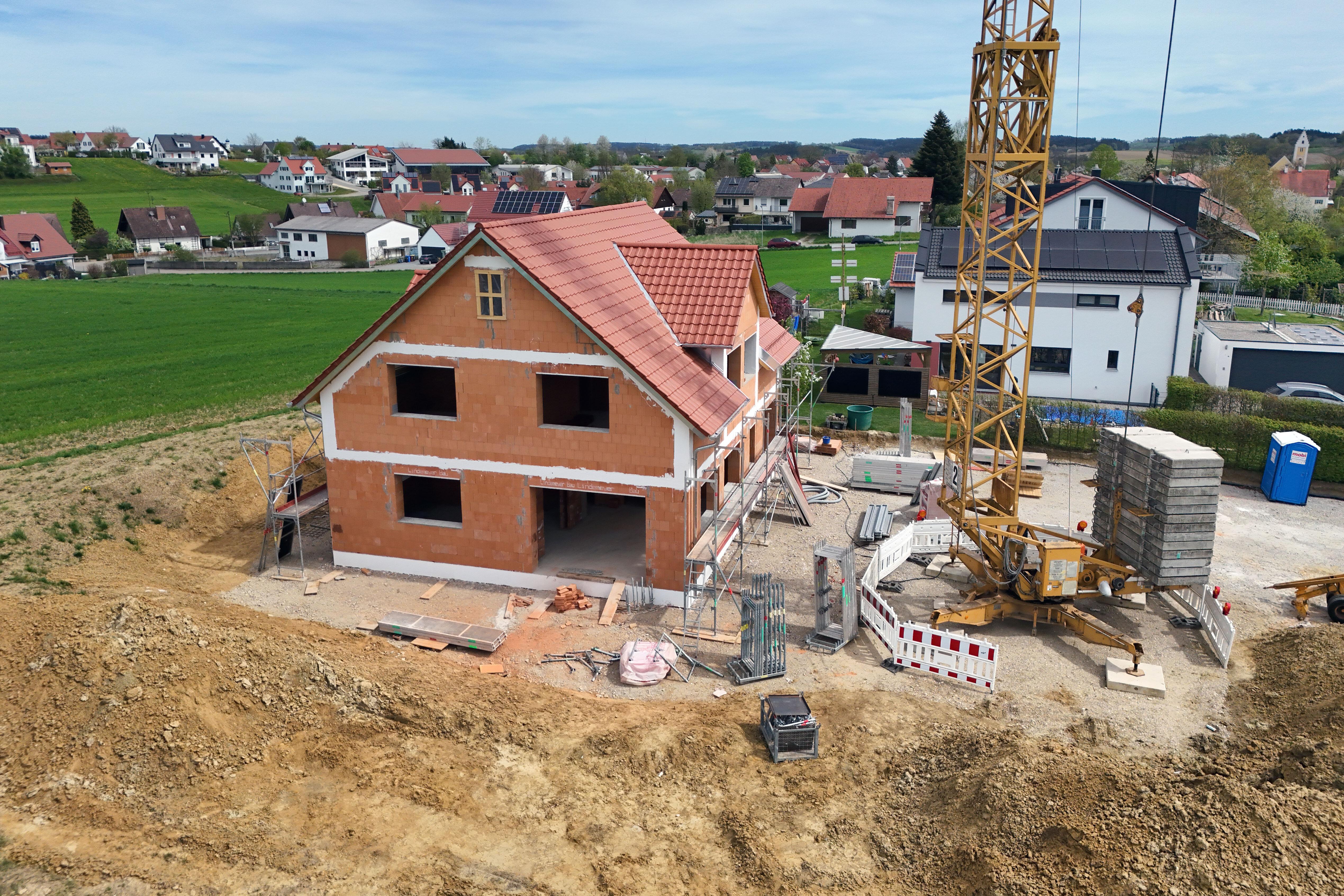Neubau eines Eigenheims in Adelzhausen, Bayern
