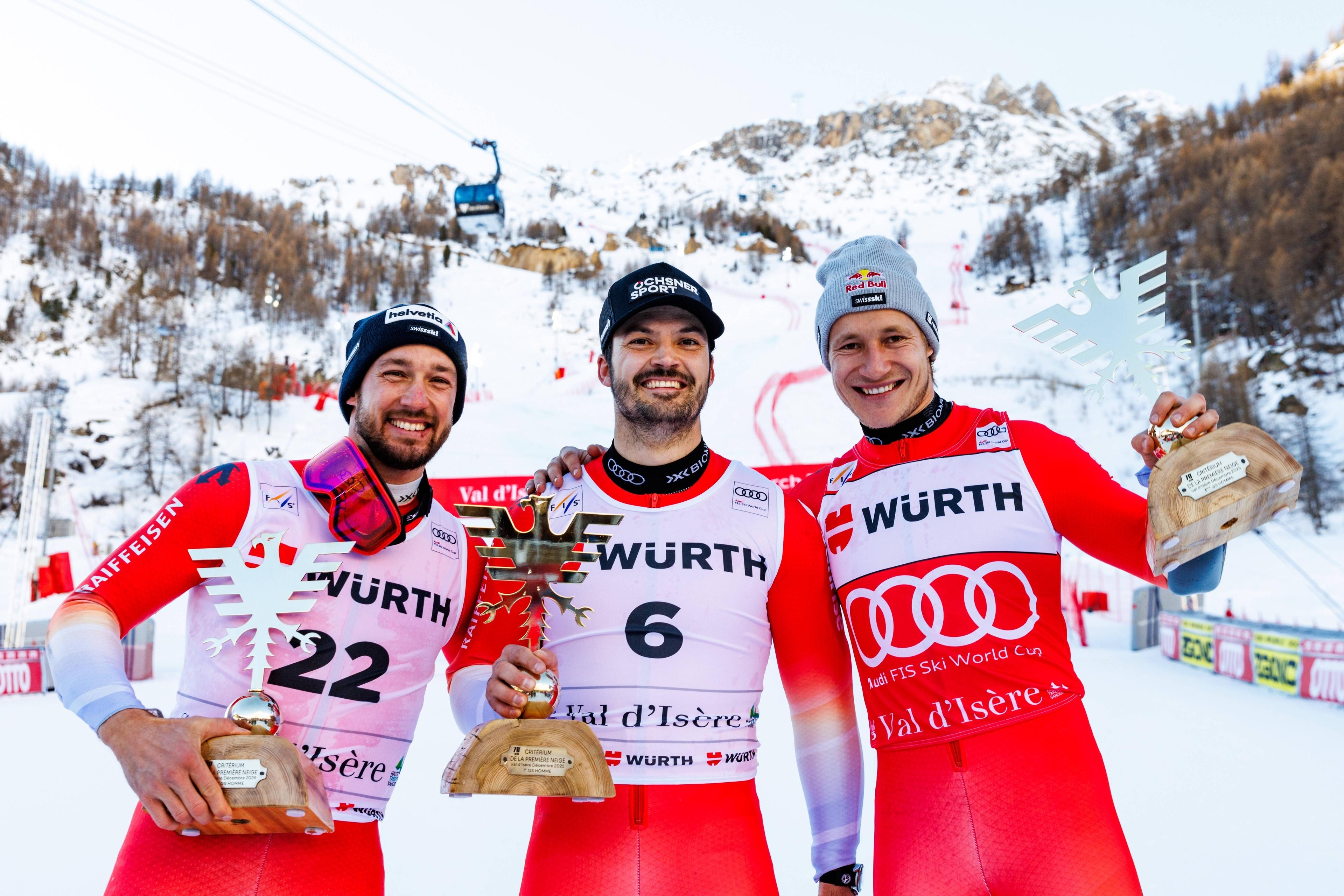 Die Schweizer Sieger von Val d'Isère