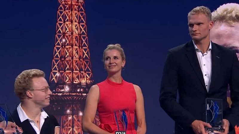 Josia Topf, Jessica von Bredow-Werndl, und Oliver Zeidler | Bild: BR24Sport Josia Topf, Jessica von Bredow-Werndl, und Oliver Zeidler