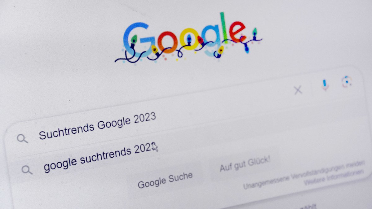Google: Danach wurde 2023 am meisten gesucht