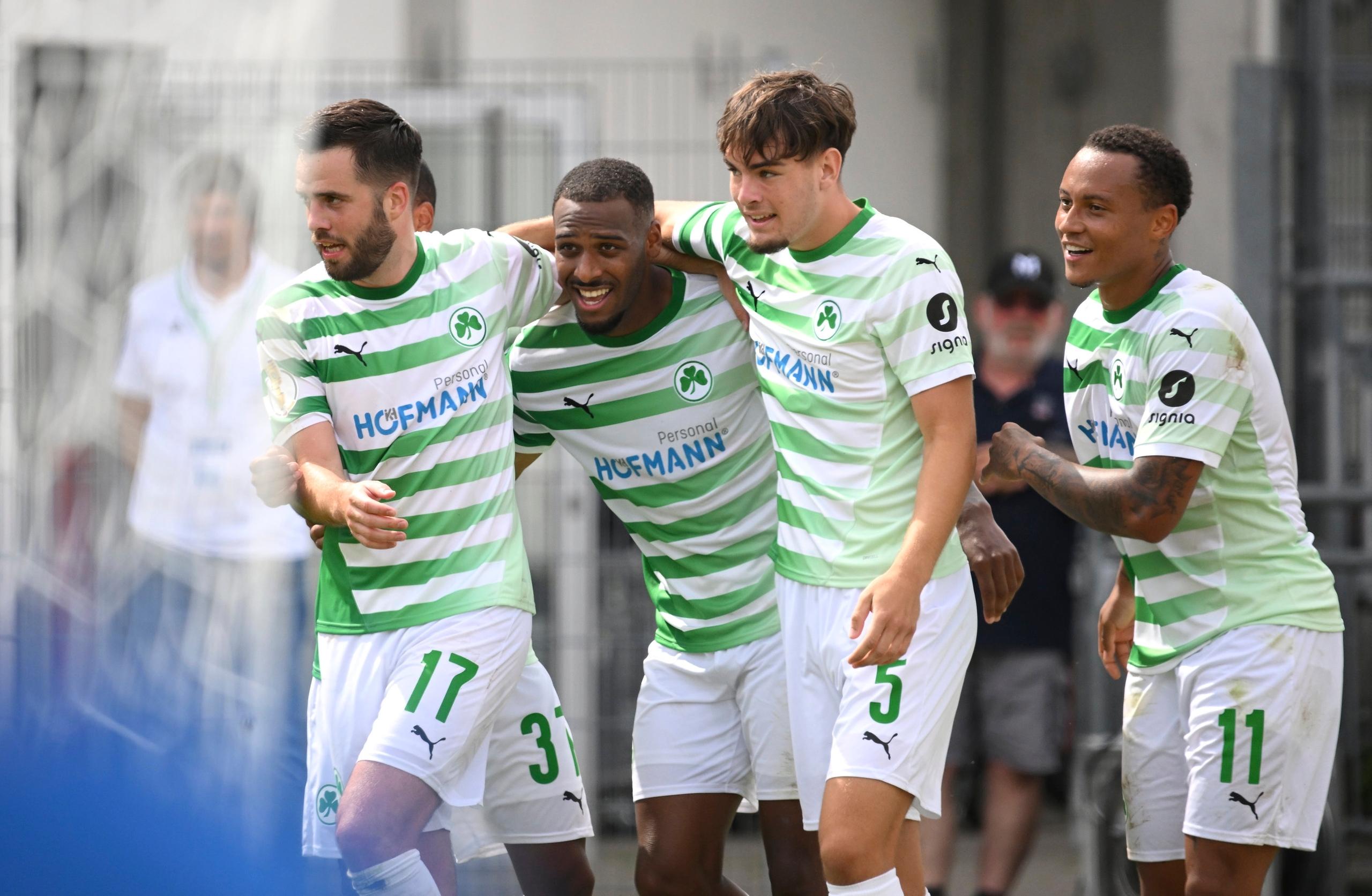 Jubel bei der SpVgg Greuther Fürth