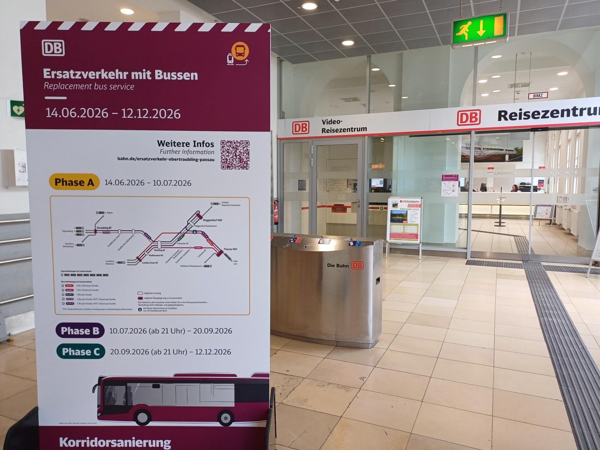 Bahnsanierung: Lange Sperrung zwischen Regensburg und Passau