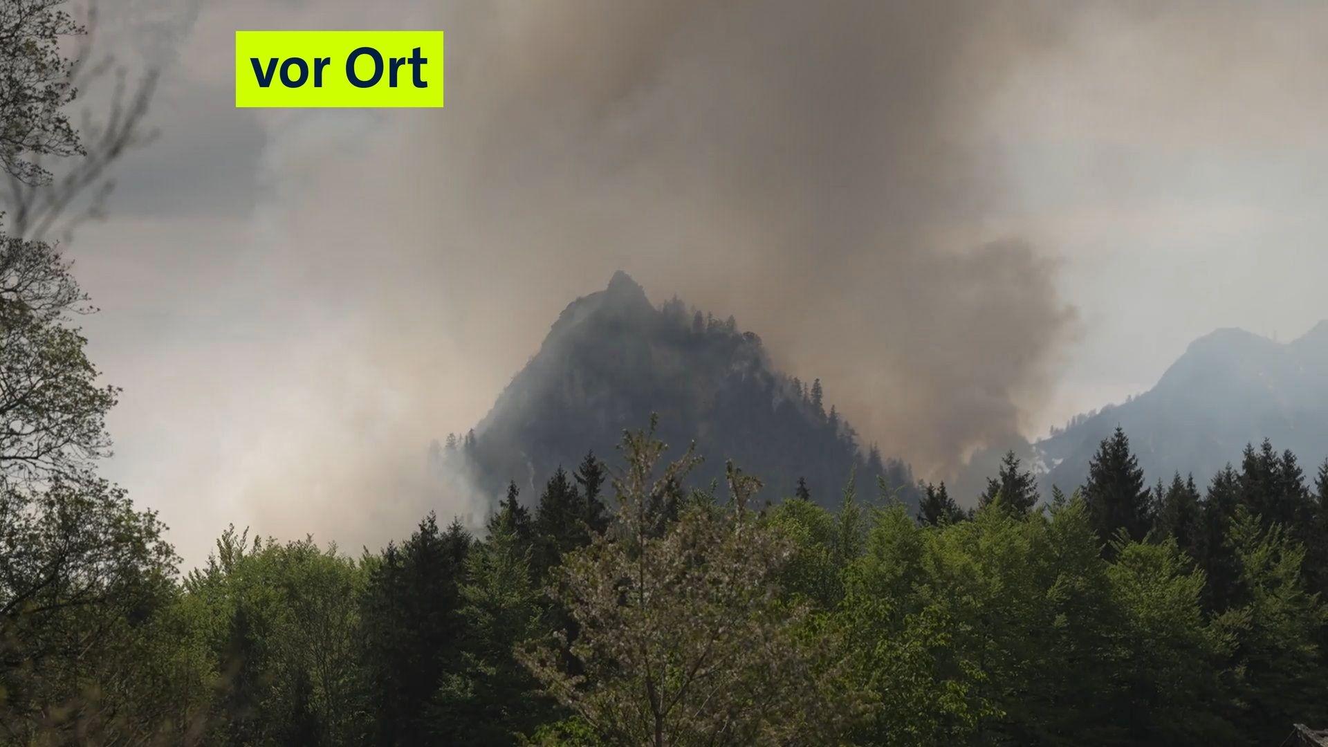 Brand am Saurüsselkopf