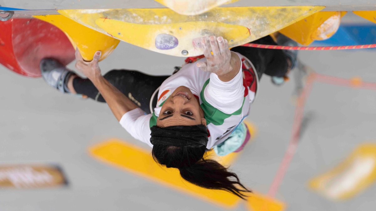 Verschwunden: die iranische Klettersportlerin Elnaz Rekabi 