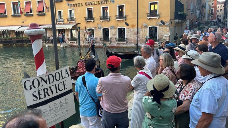 Touristenmassen in Venedig