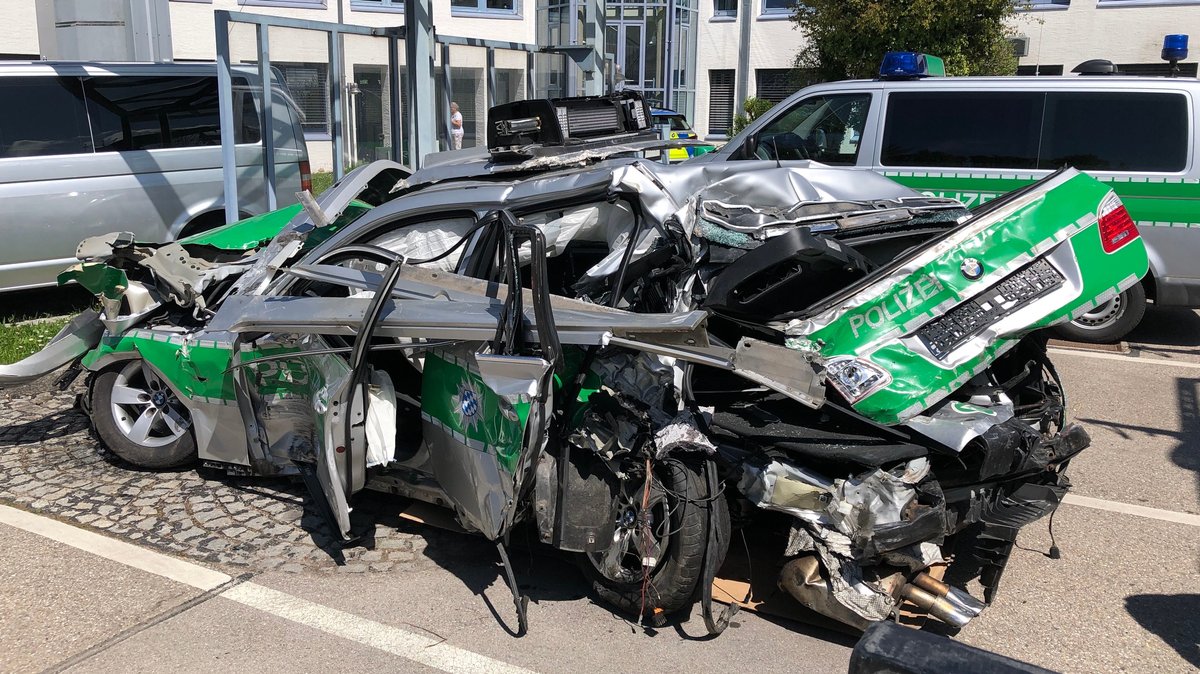 Pechsträhne bei der Polizei in Oberbayern: Unfälle und Verletzte
