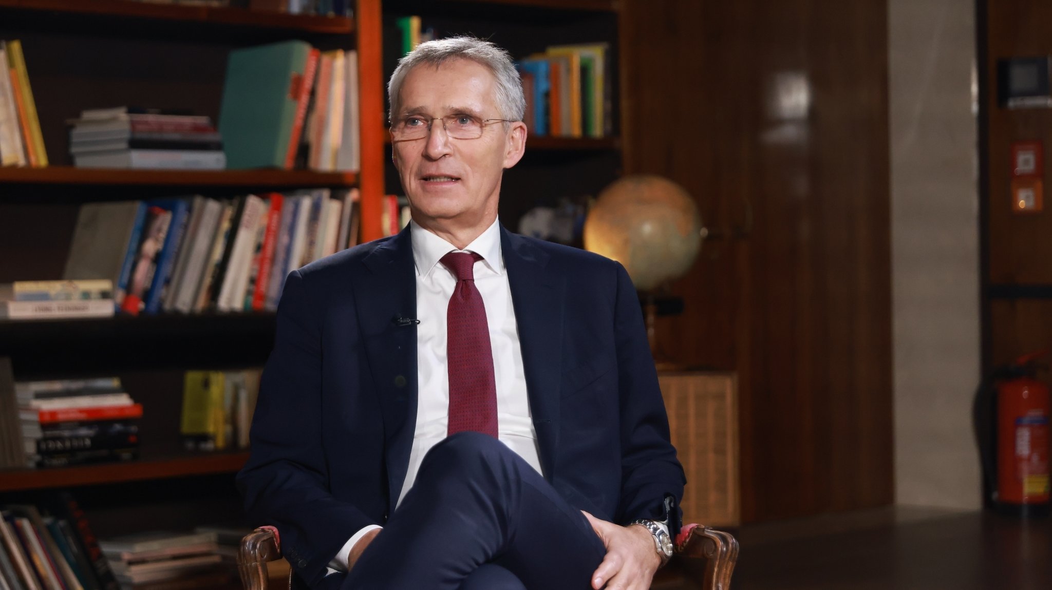 Jens Stoltenberg im Interview mit Christian Nitsche