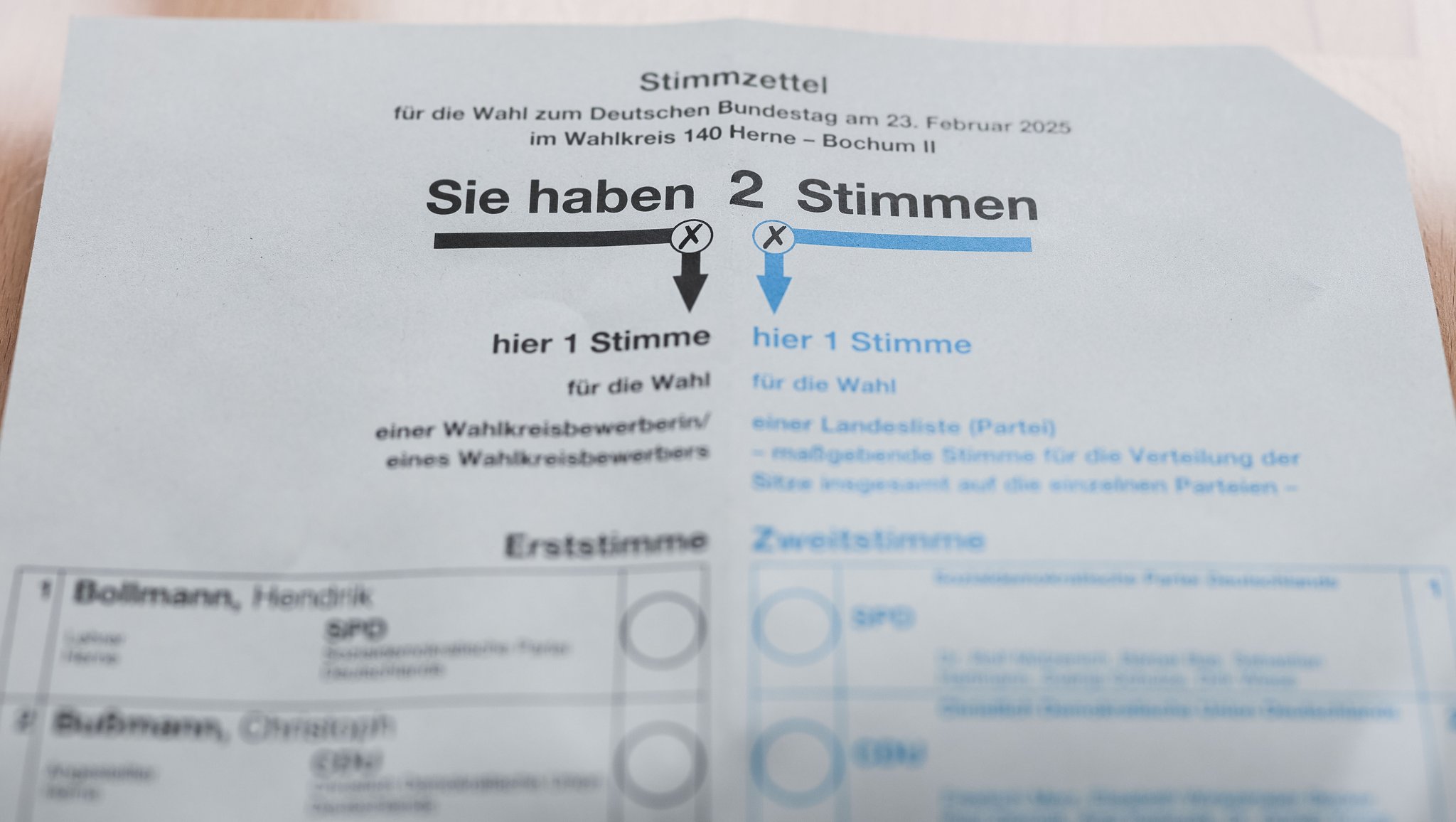 Briefwahl - Bundestagswahl 2025 Symbolbild Briefwahl