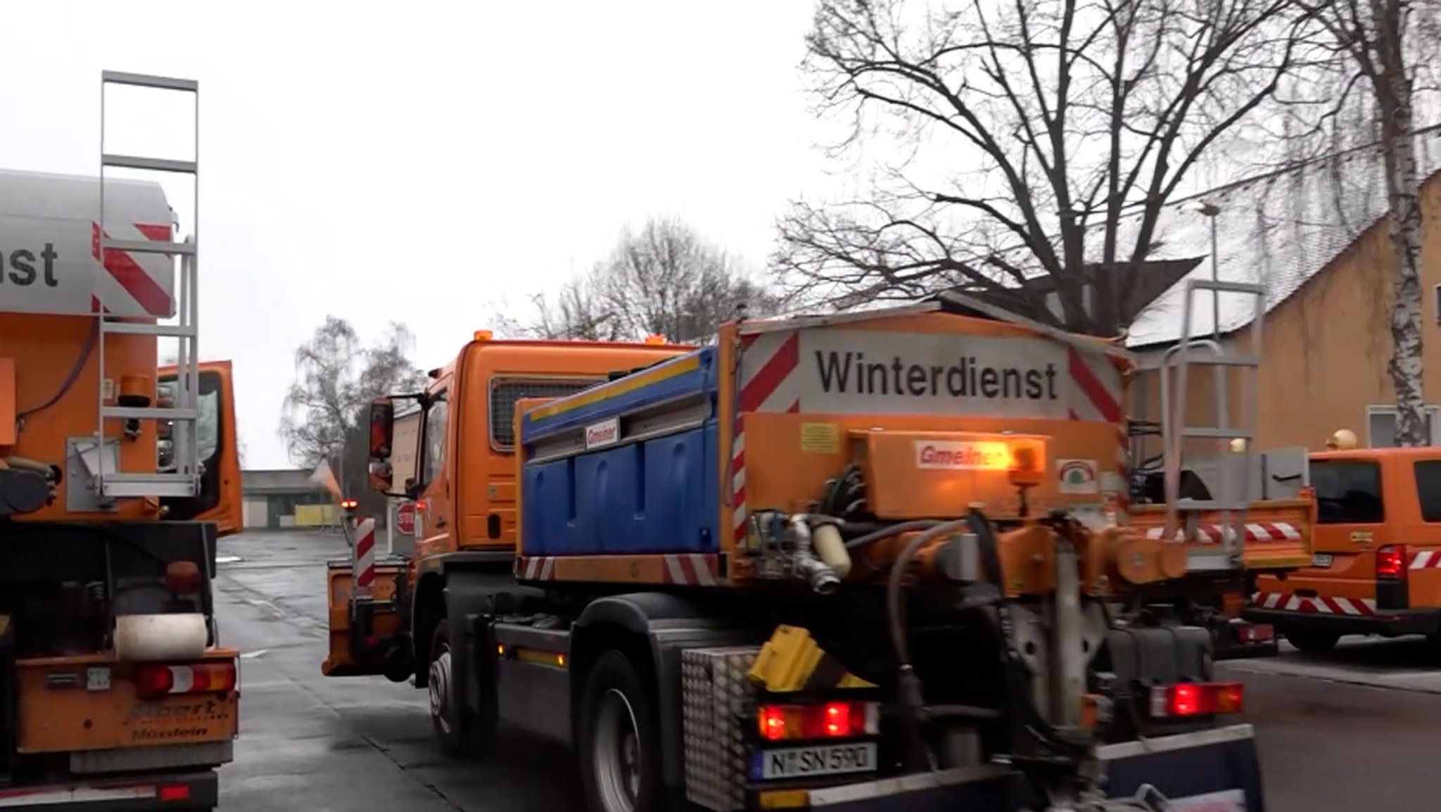 Ein Fahrzeug vom Winterdienst.