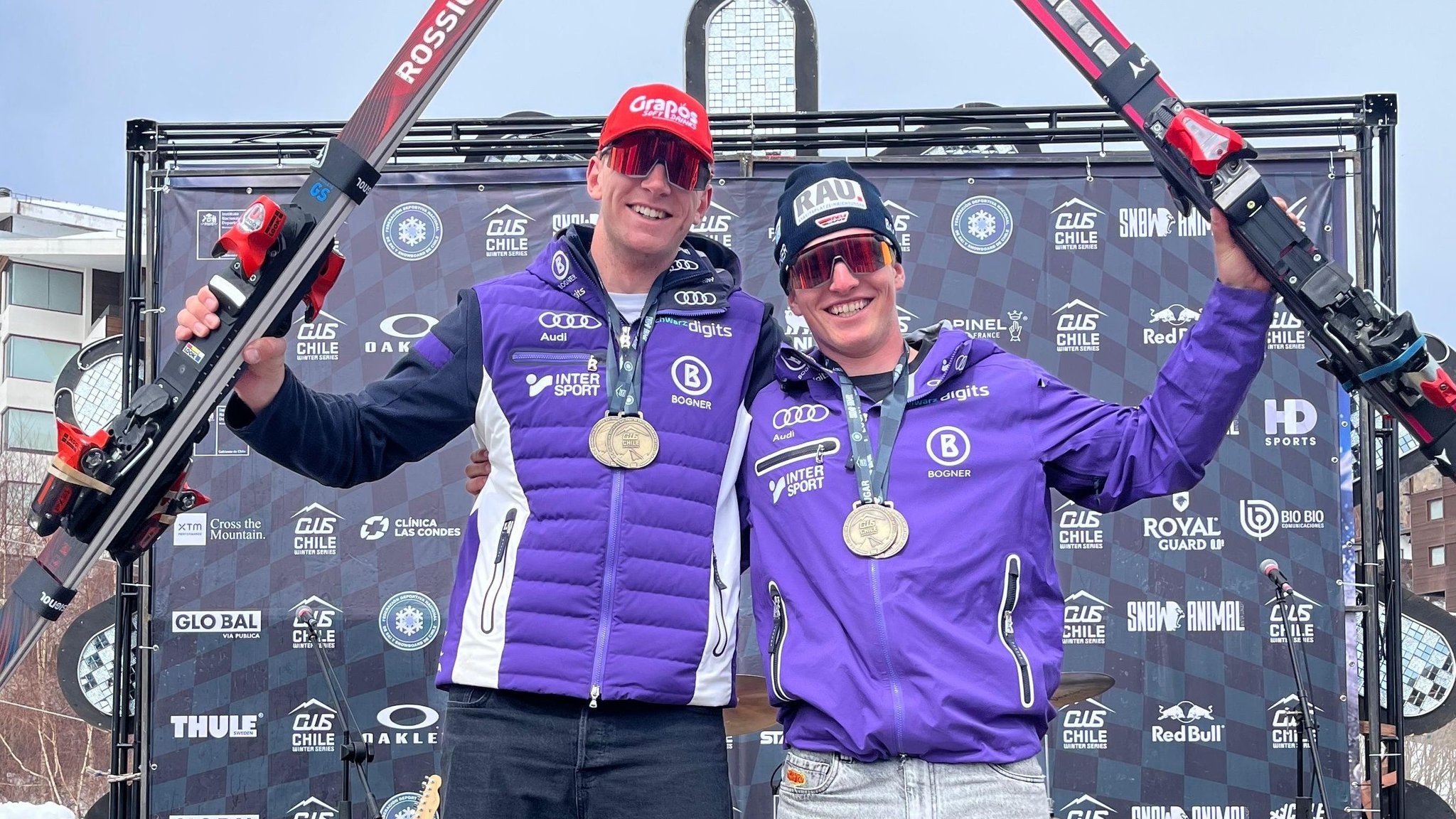 Benno Brandis (l.) und Felix Rösle holten sich je zwei Siege beim Südamerika-Cup in Chile