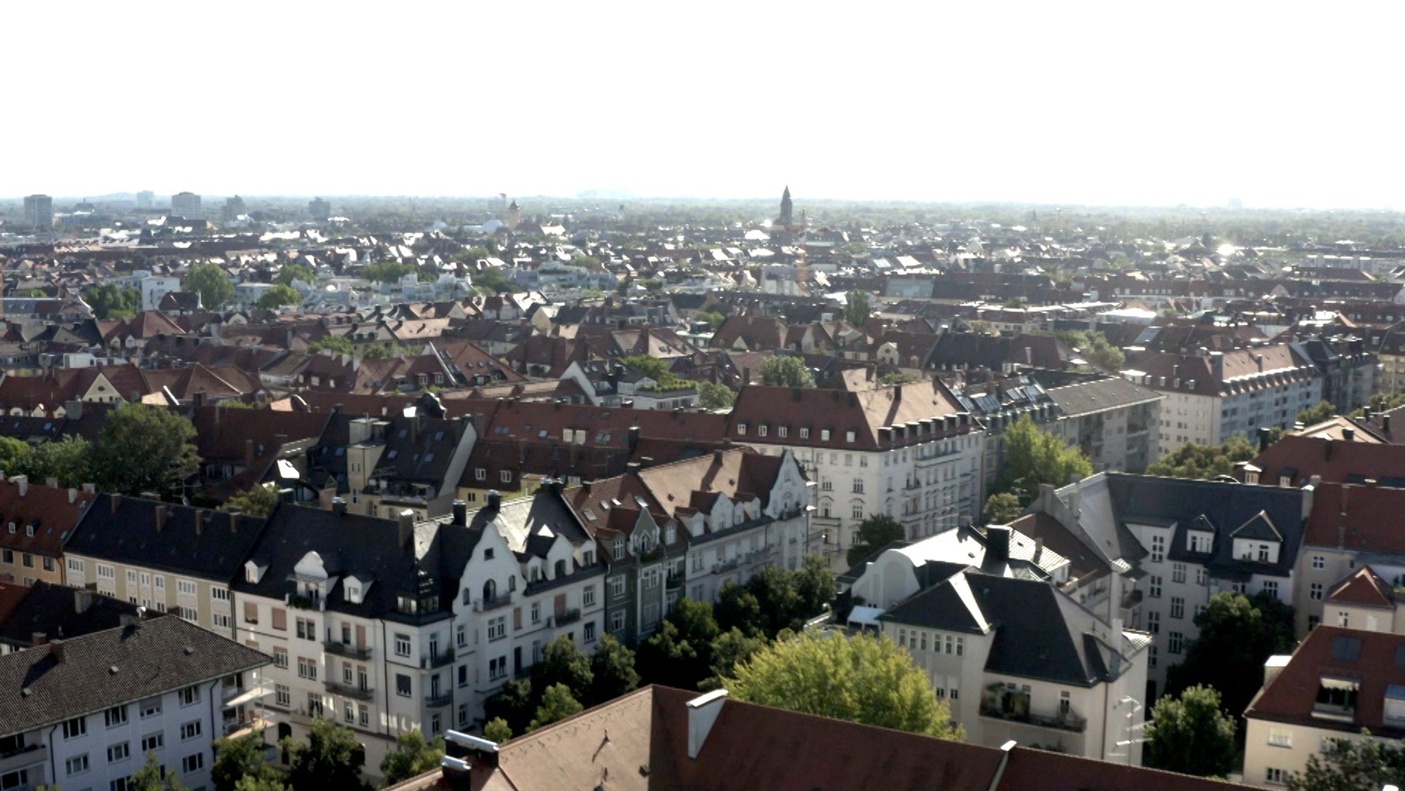 Stadt aus der Vogelperspektive